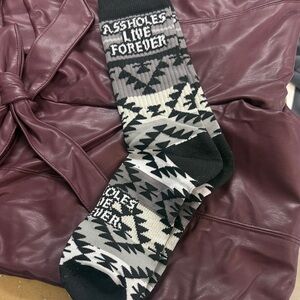 Black and Gray Socks